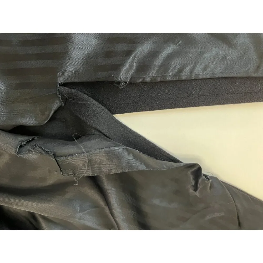 Khayam black cashmere winter coat from Gwynn's of Birmingham, MI. Unsized